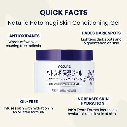 Naturie Hatomugi Skin Conditioning Gel - Kawaco