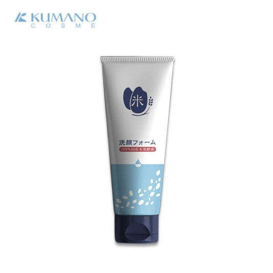 Kumanoyushi Rice Extract Foaming Face Wash 130g - Kawaco