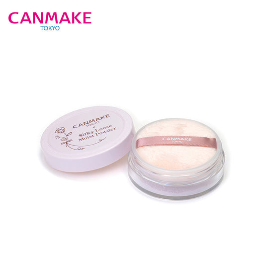 Canmake Silky Loose Moist Powder 02 Sheer Lavender - Kawaco