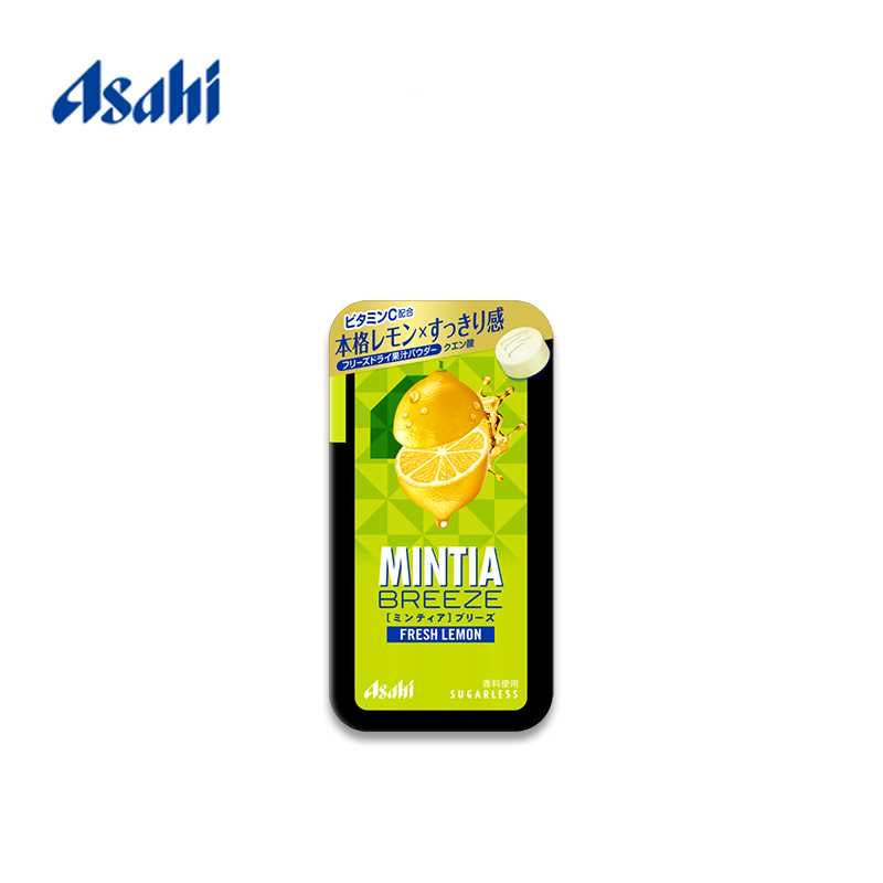 Asahi Mintia Breeze Fresh Lemon Mints 30pcs - Kawaco