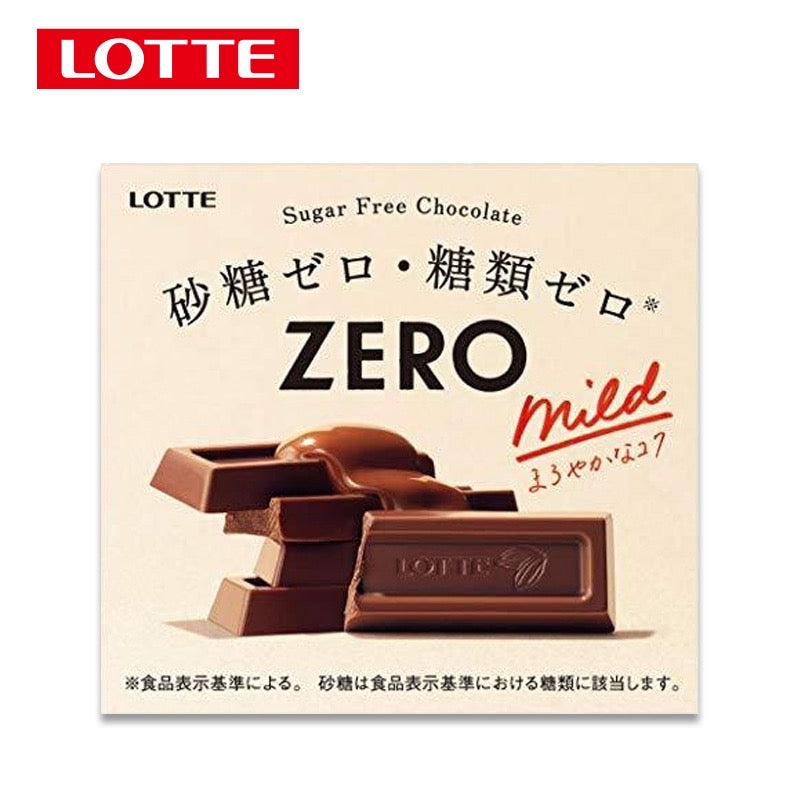 Lotte Zero Sugar-free Chocolate 50g x 10pcs - Kawaco